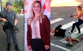 Katie Sasstre Brazil Sao Paulo Policewoman